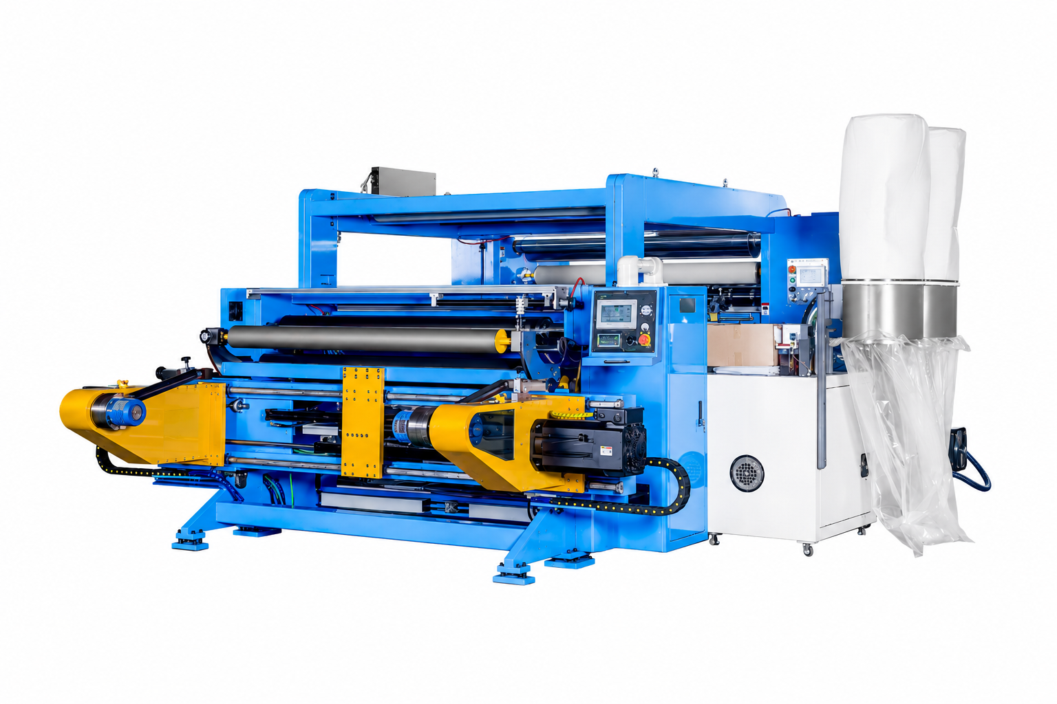 JUYOU CLS-A8 heavy-duty dual shaft slitter rewinder