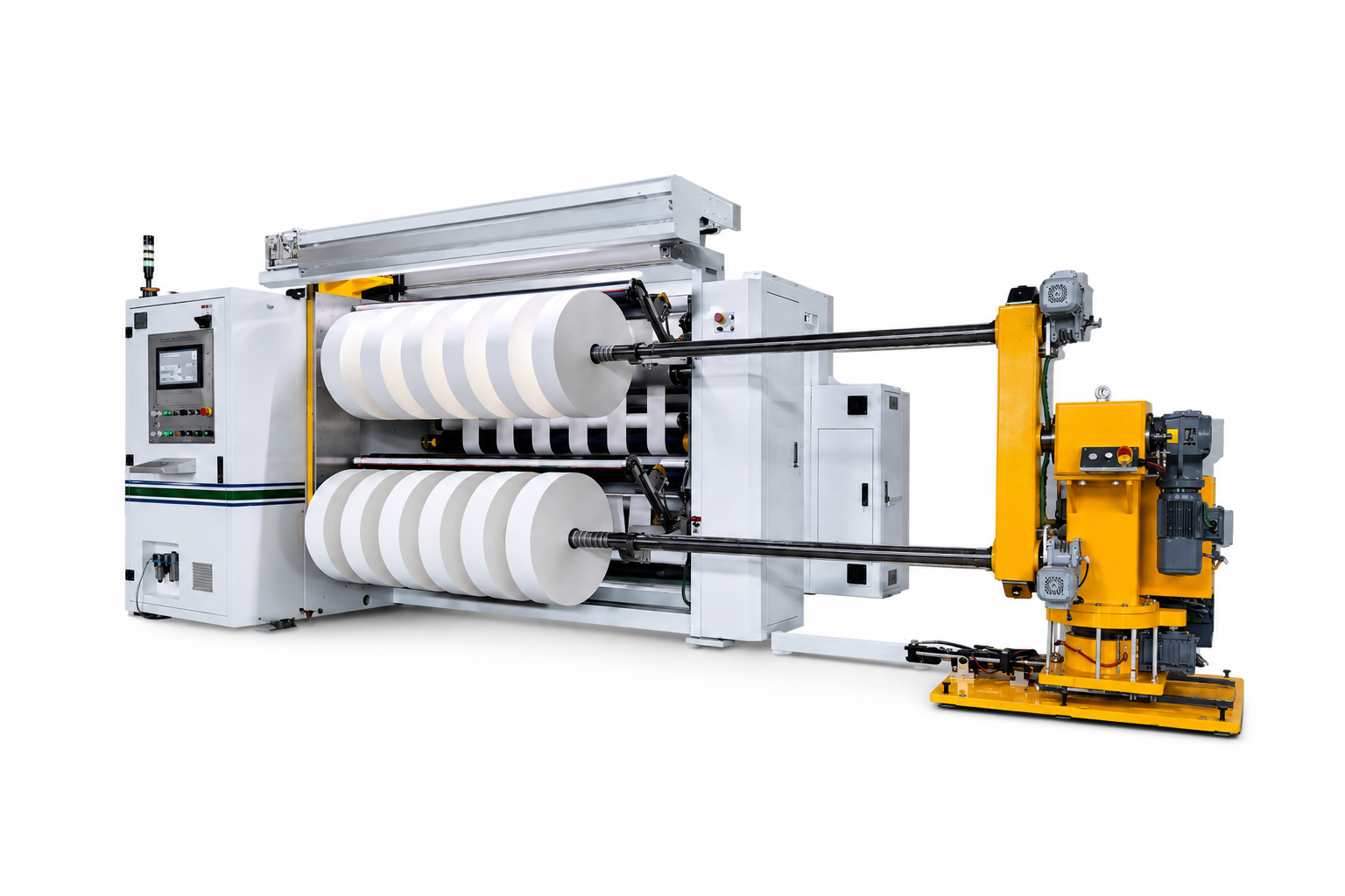 JUYOU SF-850 flexible dual shaft slitter rewinder