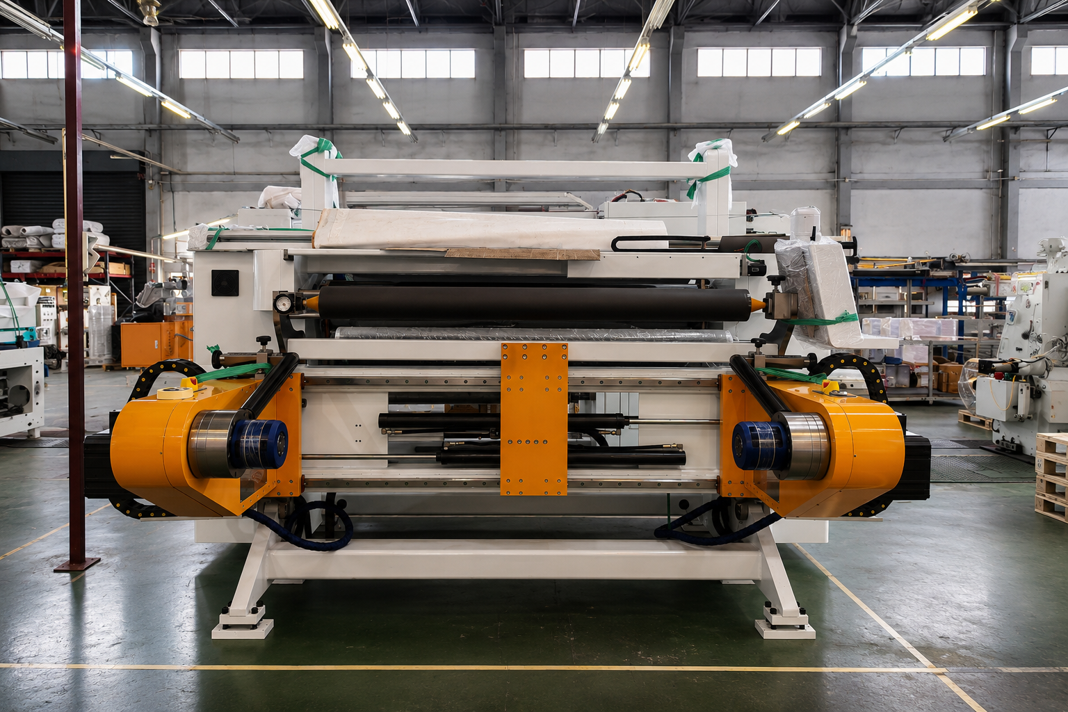 JUYOU engineers installing the SF-850 at the Thai KK factory in Thailand